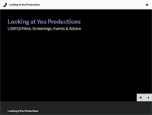 Tablet Screenshot of lookingatyouproductions.com